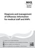 Diagnosis and management of influenza: Information for medical staff and ANPs