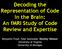 Decoding the Representation of Code in the Brain: An fmri Study of Code Review and Expertise