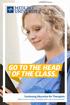 GO TO THE HEAD OF THE CLASS. Continuing Education for Therapists. Take courses on your schedule and in your environment.
