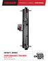 STRENGTH CARDIO FUNCTIONAL INFINITY SERIES PERFORMANCE TRAINER MODEL 3010XP OPERATION MANUAL