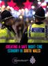 CREATING A SAFE NIGHT-TIME ECONOMY IN SOUTH WALES