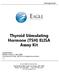 Thyroid Stimulating Hormone (TSH) ELISA Assay Kit