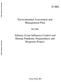 Environmental Assessment and Management Plan. for the