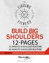 BUILD BIG SHOULDERS 12-PAGES 15-MINUTE SHOULDER ROUTINE 45-MINUTE SHOULDER ROUTINE. VOLUME 1 INTERMEDIATE TO ADVANCED Strength Training
