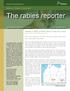 The rabies reporter. MNR Publication Volume 23, Number 4 October - December Beverly Stevenson, Ministry of Natural Resources