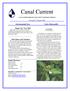 Canal Current. Native Plant profile. Environmental News