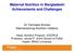 Maternal Nutrition in Bangladesh: Achievements and Challenges