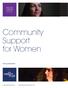Community Support for Women