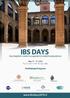I am delighted to welcome you to the second edition of IBS Days 2018.