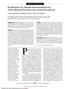 ORIGINAL INVESTIGATION. Prophylaxis for Human Immunodeficiency Virus Related Pneumocystis carinii Pneumonia