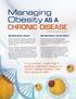 Managing Obesity AS A CHRONIC DISEASE by Nadia B. Pietrzykowska, MD, FACP
