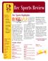 Rec Sports Review. Rec Sports Highlights. Schedule of Events