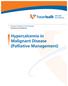 Hospice Palliative Care Program Symptom Guidelines. Hypercalcemia in Malignant Disease (Palliative Management)