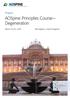 AOSpine Principles Course Degeneration