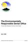 The Environmentally Responsible Dental Office
