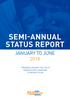SEMI-ANNUAL STATUS REPORT