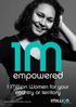 empowered 1 Million Women for your country or territory