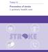 Prevention of stroke in primary health care