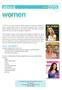 about 2015 WOMEN is a premier health and wellness magazine covering issues important to media kit