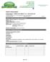 SAFETY DATA SHEET. Product Name: HUMIPLUS ULTIMATE ZN CHELATE. Page 1 of 5. Classification of the Substance or Mixture.