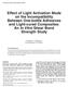 Effect of Light Activation Mode. Strength Study