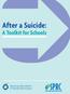 After a Suicide: A Toolkit for Schools