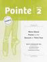 Pointe. More About Pointe in the Second or Third Year BOOK LE SA. Ruth H. Brinkerhoff, B.A.