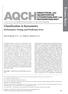 AQCHANALYTICAL TUTORIAL ARTICLE. Classification in Karyometry HISTOPATHOLOGY. Performance Testing and Prediction Error