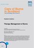 Therapy Management of Burns