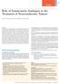 Role of Somatostatin Analogues in the Treatment of Neuroendocrine Tumors