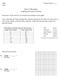 Unit 2 Review: Graphing and Scientific Method