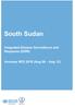 South Sudan. Integrated Disease Surveillance and Response (IDSR) Annexes W (Aug 06 Aug 12)