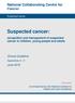 Suspected cancer: National Collaborating Centre for Cancer. recognition and management of suspected cancer in children, young people and adults