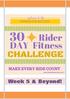 Week 5 30 Day Rider Fitness Challenge