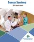 Cancer Services 2018 Quality Report