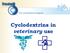Cyclodextrins in veterinary use