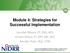 Module 4: Strategies for Successful Implementation