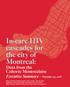 In-care HIV cascades for the city of Montreal: