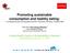 consumption and healthy eating: A comparative study among public schools in Denmark, Germany, Finland & Italy