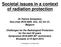 Societal issues in a context of radiation protection