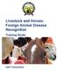 Livestock and Horses: Foreign Animal Disease Recognition