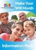 Make Your Will Month. Information Pack