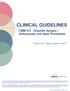 CLINICAL GUIDELINES. CMM-315 ~ Shoulder Surgery Arthroscopic and Open Procedures. Version 19.0 Effective August 15, 2017