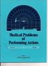 Medical Problems. of Perfolllling Artists. HANLEY s, 8ELFUS, INC. ISSN Q