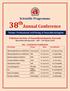 38 th Annual Conference