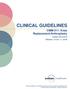 CLINICAL GUIDELINES. CMM-311: Knee Replacement/Arthroplasty. Version Effective October 22, 2018