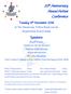20 th Anniversary Annual Autism Conference