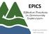 EPICS. Effective Practices in Community Supervision. Brought to you by the Multco. EPICS Training team