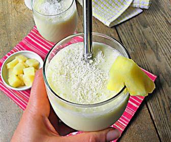 Low Carb Pina Colada Icee 5 net carbs per serving for 2 servings. Very Simple: Mix all ingredients in a blender on high speed.
