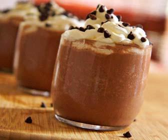 Low Carb Chocolate Frosty 2 net carbs per serving for 4 servings. Beat cream and add vanilla. When soft peaks form, gradually add cocoa mix. Continue beating until stiff peaks form (about 30 seconds).